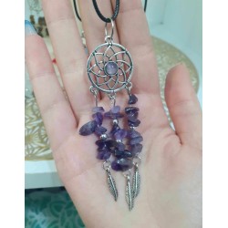 Colar Caças Sonhos em Ametista